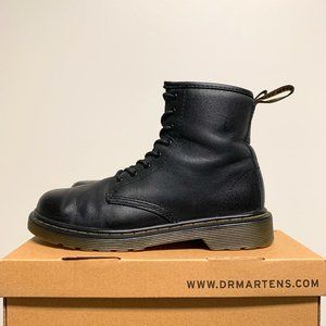 Children's Dr. Martens Delaney 8 Eye Side Zip Boot